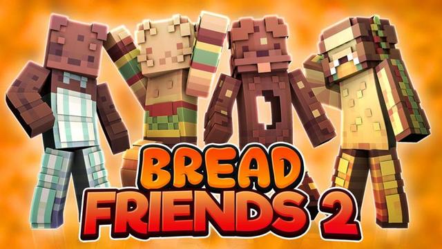 Thumbnail of the Minecraft Bedrock Marketplace product Bread Friends 2 created by FTB.
