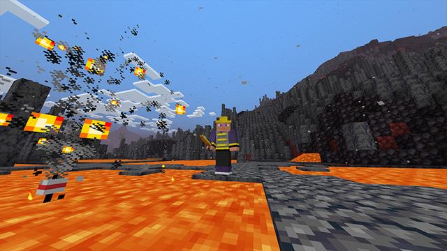 Screenshot of the Minecraft Bedrock Marketplace product Brimstone: Expert Survival created by FTB.