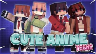 Thumbnail of the Minecraft Bedrock Marketplace product Cute Anime Teens created by FTB.