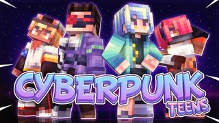 Thumbnail of the Minecraft Bedrock Marketplace product Cyberpunk Teens created by FTB.