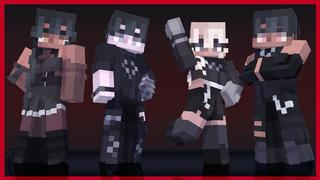 Thumbnail of the Minecraft Bedrock Marketplace product Dark Goth Teens created by FTB.