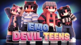 Thumbnail of the Minecraft Bedrock Marketplace product Emo Devil Teens created by FTB.