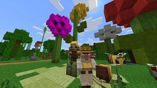 Screenshot of the Minecraft Bedrock Marketplace product Alimenta as Abelhas created by FTB.