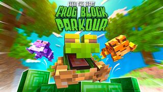 Thumbnail of the Minecraft Bedrock Marketplace product Frog Block Parkour created by FTB.