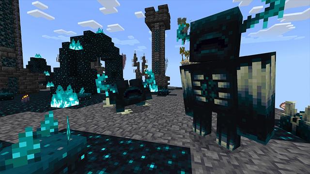 Screenshot of the Minecraft Bedrock Marketplace product Frog Block created by FTB.