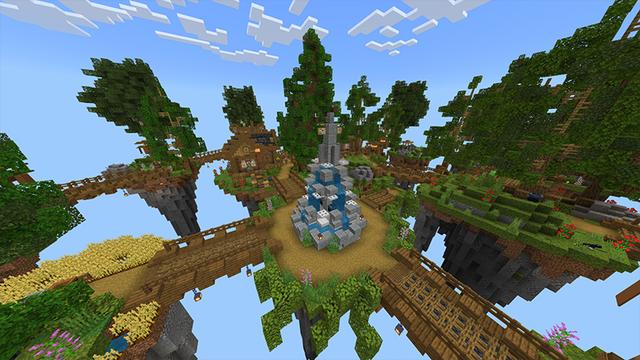Screenshot of the Minecraft Bedrock Marketplace product FTB Skies created by FTB.