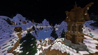 Screenshot of the Minecraft Bedrock Marketplace product Glimmerfrost Tarn created by FTB.