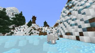 Screenshot of the Minecraft Bedrock Marketplace product Glimmerfrost Tarn created by FTB.
