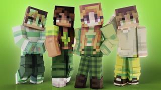 Thumbnail of the Minecraft Bedrock Marketplace product Green Teens created by FTB.