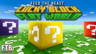 Thumbnail of the Minecraft Bedrock Marketplace product Lucky Block Flat World created by FTB.