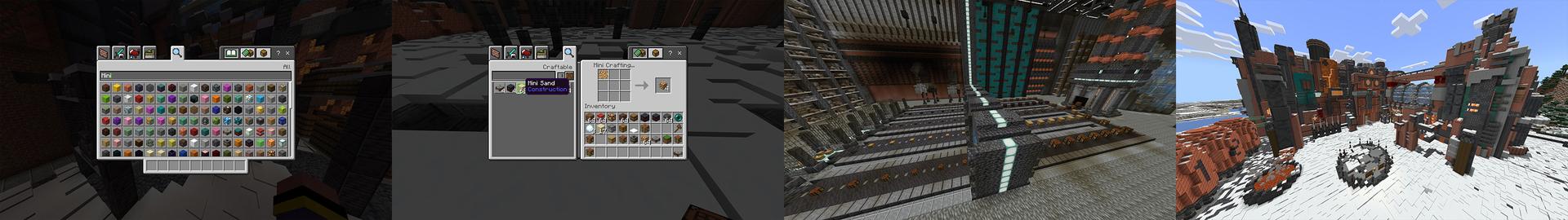 Panorama of the Minecraft Bedrock Marketplace product Mini Blocks created by FTB.