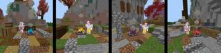 Panorama of the Minecraft Bedrock Marketplace product More Campfires created by FTB.