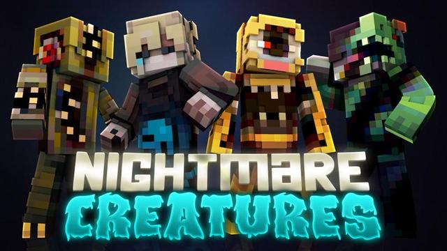 Thumbnail of the Minecraft Bedrock Marketplace product Nightmare Creatures created by FTB.