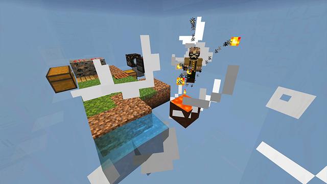 Screenshot of the Minecraft Bedrock Marketplace product No Block created by FTB.