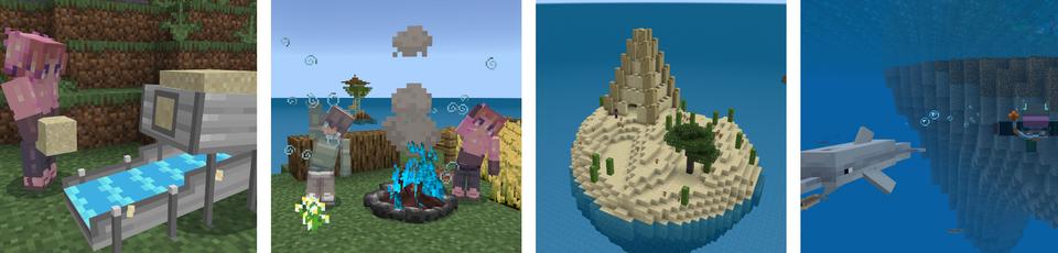 Panorama of the Minecraft Bedrock Marketplace product OceanBlock created by FTB.