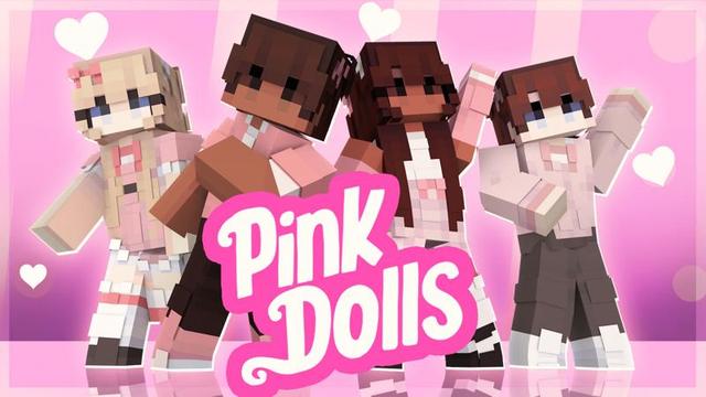 Thumbnail of the Minecraft Bedrock Marketplace product Pink Dolls created by FTB.