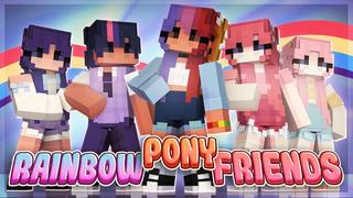 Thumbnail of the Minecraft Bedrock Marketplace product Rainbow Pony Friends created by FTB.