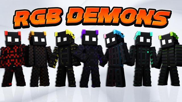 Thumbnail of the Minecraft Bedrock Marketplace product RGB Demons created by FTB.