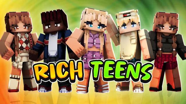 Thumbnail of the Minecraft Bedrock Marketplace product Rich Teens created by FTB.