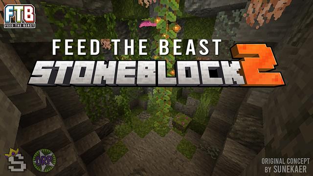 Thumbnail of the Minecraft Bedrock Marketplace product Stoneblock 2 created by FTB.