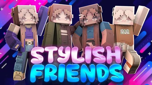 Thumbnail of the Minecraft Bedrock Marketplace product Stylish Friends created by FTB.