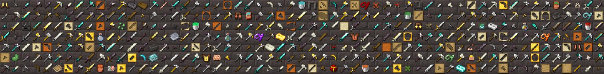Panorama of the Minecraft Bedrock Marketplace product Tinkers' Construct Lite created by FTB.