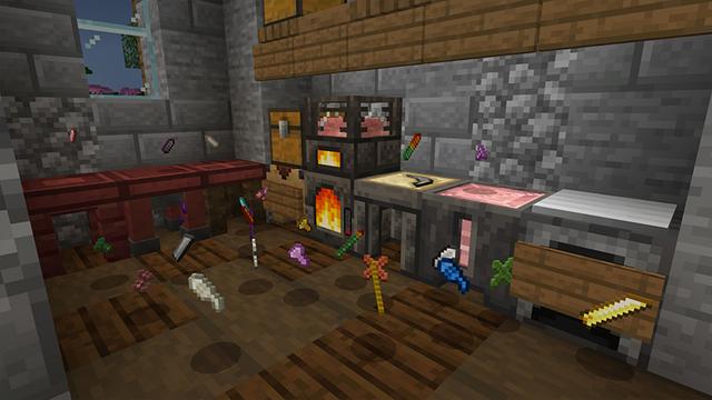 Screenshot of the Minecraft Bedrock Marketplace product Tinkers' Construct created by FTB.