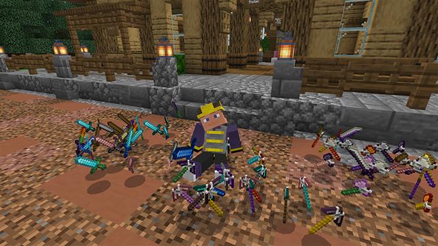 Screenshot of the Minecraft Bedrock Marketplace product Tinkers' Construct created by FTB.