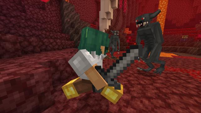 Screenshot of the Minecraft Bedrock Marketplace product Vampires created by FTB.