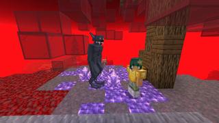 Screenshot of the Minecraft Bedrock Marketplace product Vampires created by FTB.