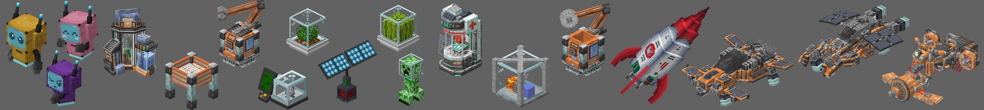 Panorama of the Minecraft Bedrock Marketplace product Zero Gravity created by FTB.