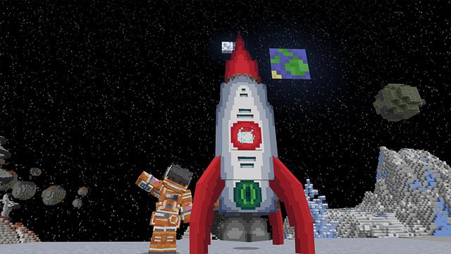Screenshot of the Minecraft Bedrock Marketplace product Zero Gravity created by FTB.