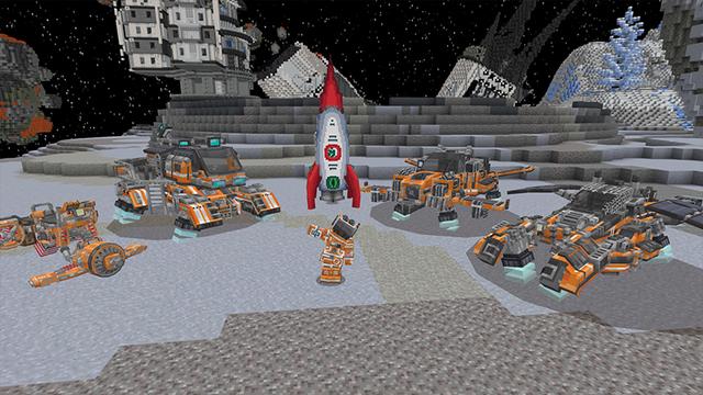 Screenshot of the Minecraft Bedrock Marketplace product Zero Gravity created by FTB.
