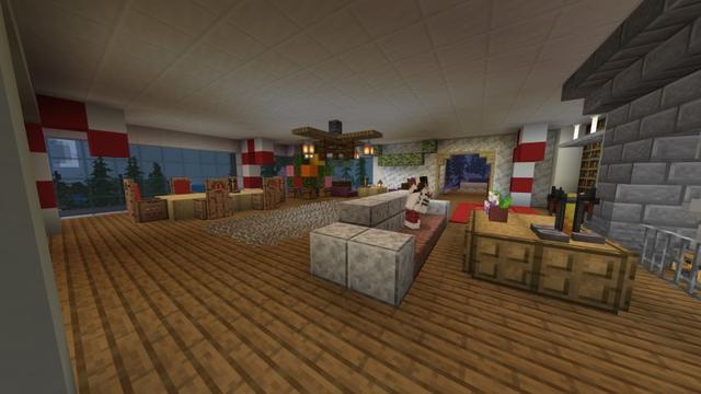 Screenshot of the Minecraft Bedrock Marketplace product Christmas Winter Mansion created by Fun Creators.