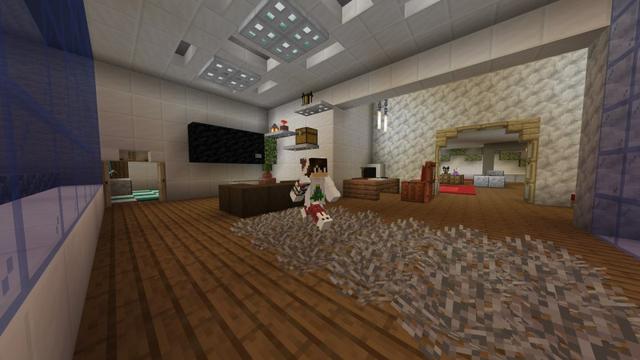 Screenshot of the Minecraft Bedrock Marketplace product Christmas Winter Mansion created by Fun Creators.