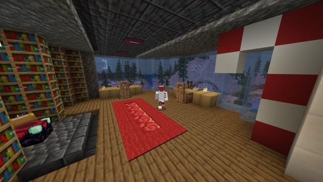 Screenshot of the Minecraft Bedrock Marketplace product Christmas Winter Mansion created by Fun Creators.