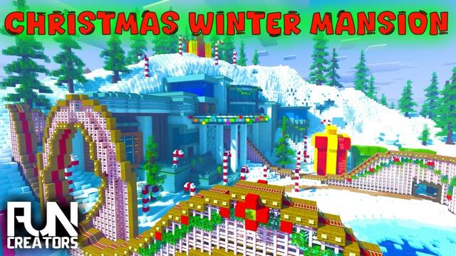 Thumbnail of the Minecraft Bedrock Marketplace product Christmas Winter Mansion created by Fun Creators.