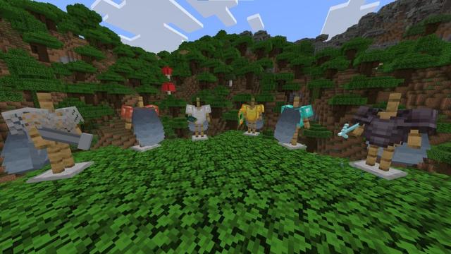 Screenshot of the Minecraft Bedrock Marketplace product Elytra Expansion Add-On created by Fun Creators.