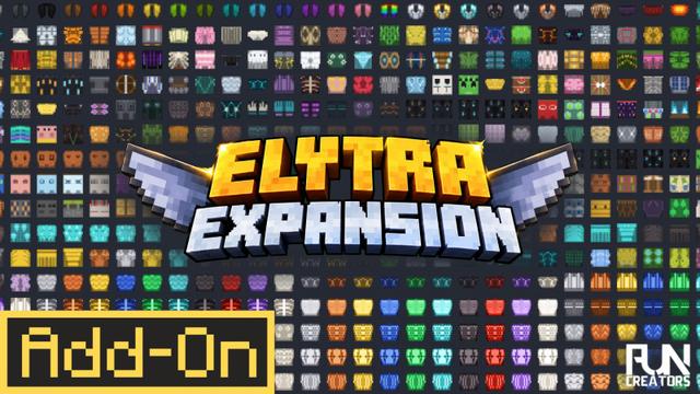 Thumbnail of the Minecraft Bedrock Marketplace product Add-On de la expansión Elytra created by Fun Creators.