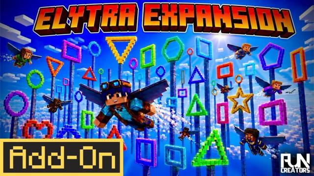 Thumbnail of the Minecraft Bedrock Marketplace product Elytra Expansion Add-On created by Fun Creators.