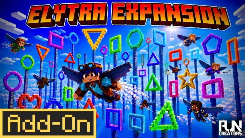 Thumbnail of the Minecraft Bedrock Marketplace product Add-On Elytra created by Fun Creators.