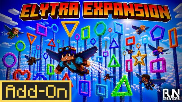 Thumbnail of the Minecraft Bedrock Marketplace product Elytra Expansion Add-On created by Fun Creators.