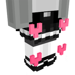 Thumbnail of the Minecraft Bedrock Marketplace product Emo Hearts Skirt created by Fun Creators.