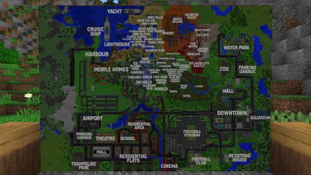 Screenshot of the Minecraft Bedrock Marketplace product Funtopia World created by Fun Creators.