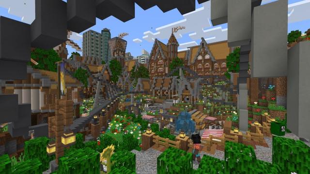 Screenshot of the Minecraft Bedrock Marketplace product Funtopia World created by Fun Creators.