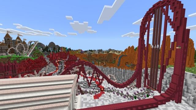 Screenshot of the Minecraft Bedrock Marketplace product Funtopia World created by Fun Creators.