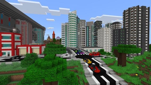 Screenshot of the Minecraft Bedrock Marketplace product Funtopia World created by Fun Creators.