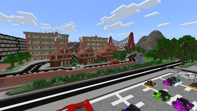 Screenshot of the Minecraft Bedrock Marketplace product Funtopia World created by Fun Creators.