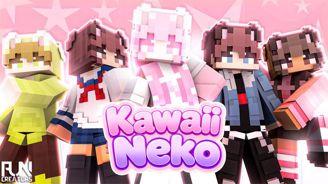 Thumbnail of the Minecraft Bedrock Marketplace product Kawaii Neko created by Fun Creators.