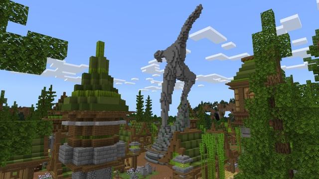 Screenshot of the Minecraft Bedrock Marketplace product Medieval Village created by Fun Creators.